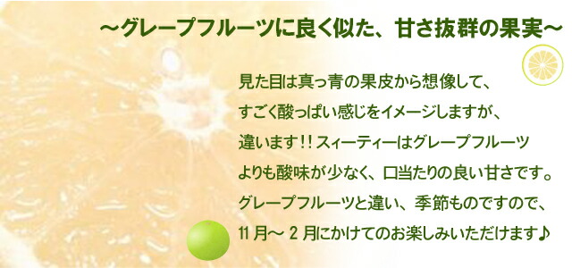 スイーティーについて