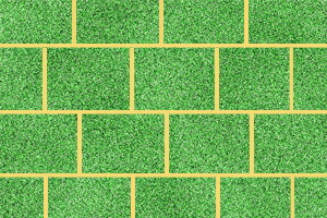 芝生のべた張り