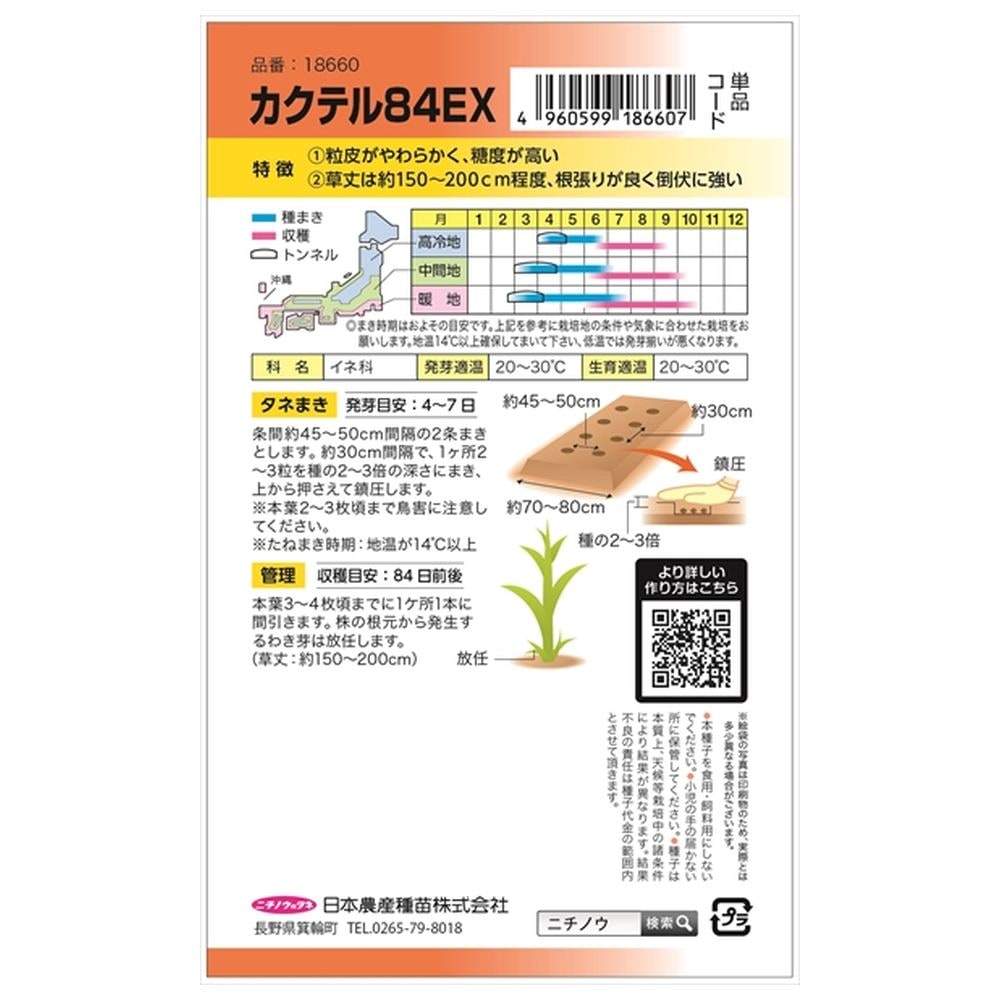 トウモロコシ カクテル84EX 1