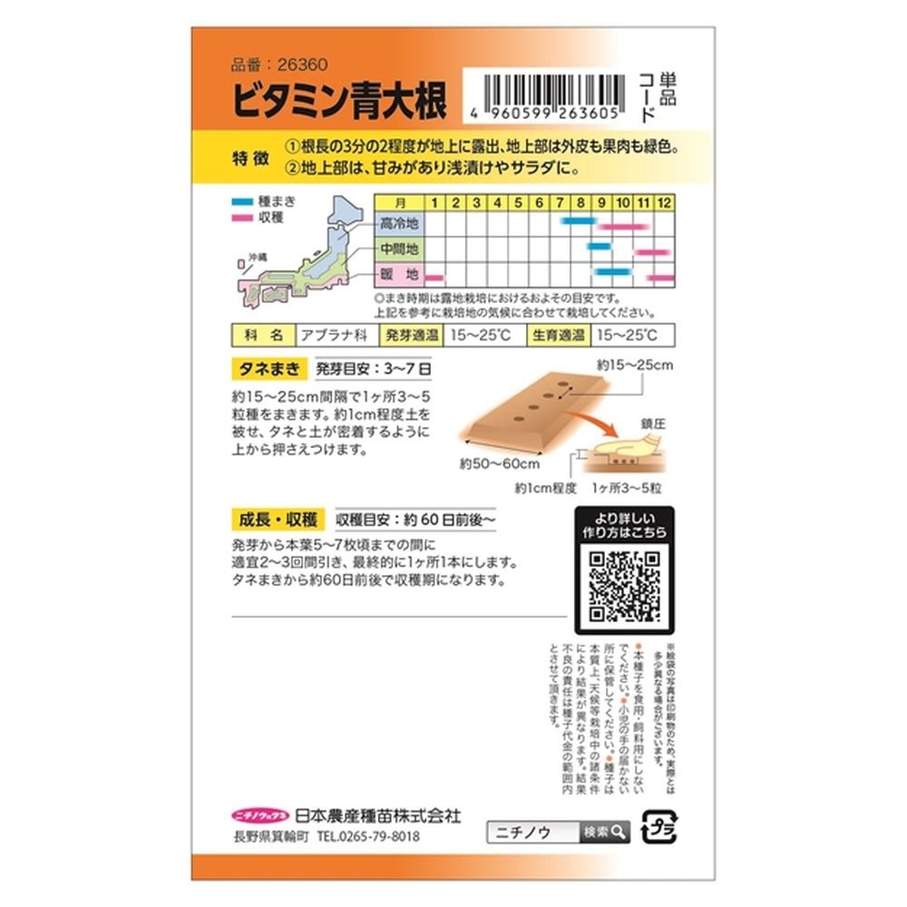 大根 ビタミン青大根 1