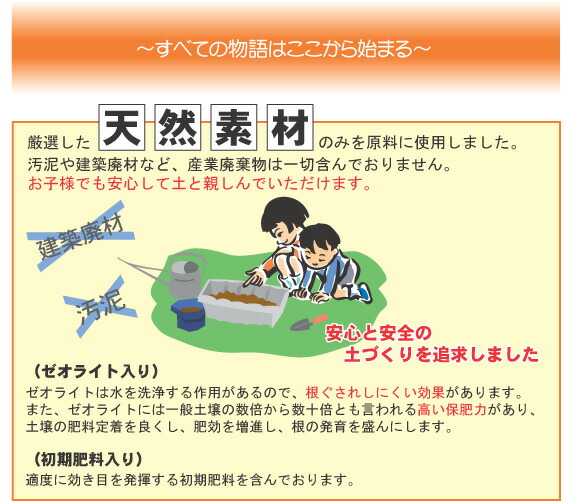 鉢植え専用常緑樹用培養土 【みかんの土】