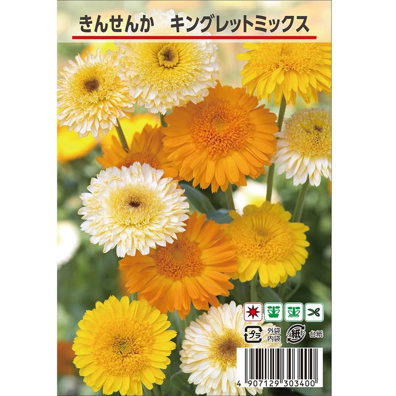 金盞花 キングレット ミックス 苗 販売 苗木部 By 花ひろばオンライン