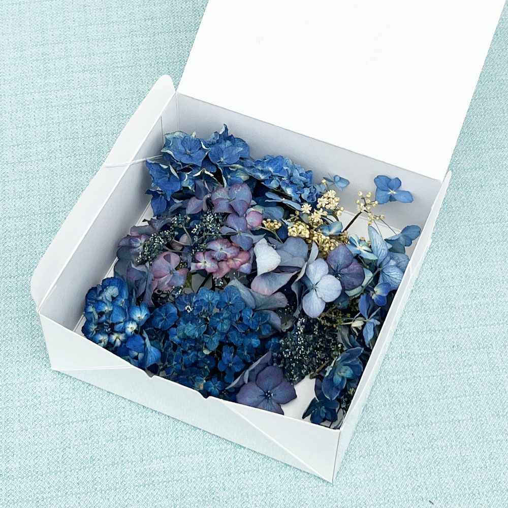 ドライフラワー 【アジサイ ブルー系】 ドライ 花材 花びら 紫陽花